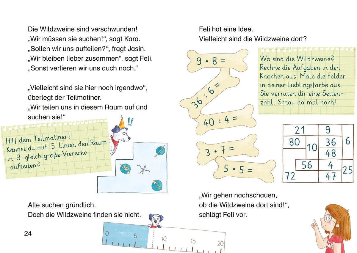 Die Mathematierchen. Teilmatiner auf Dino-Jagd