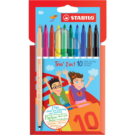 FILZSTIFT UND FINELINER IN EINEM STABILO® TRIO®