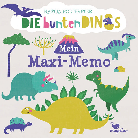 Die bunten Dinos - Mein Maxi-Memo